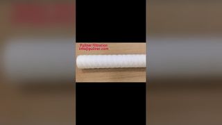 filtr z nawiniętym sznurkiem