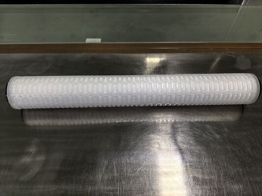 Double open ended connection PES Pleated Filter Cartridge with PES Membrane for  High-Purity Liquid Filtration