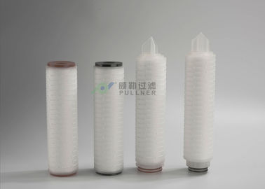 Plisowany filtr membranowy PES, wkład filtra wody RO 0,22um 10 &quot;