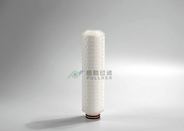 0.1um 0.22um 0.45um PVDF Filtry membranowe, plisowany wkład filtracyjny PVDF 10 cali