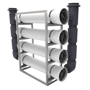 Fiberglass Membrane Cartridge Filter Housing Wodę prefiltrującą odwrotną osmozą