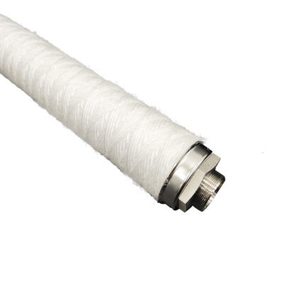OD 60MM String Wound Filtration Cartridge z rdzeniem podtrzymującym ze stali nierdzewnej 304/316