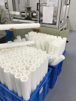 Plisowany wkład filtra do usuwania zanieczyszczeń chemicznych o maksymalnej temperaturze roboczej 65 - 80 ℃