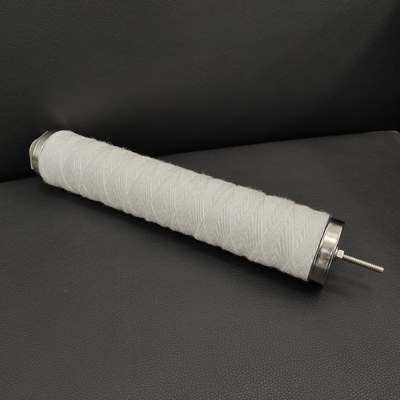 OD 60MM String Wound Filtration Cartridge z rdzeniem podtrzymującym ze stali nierdzewnej 304/316
