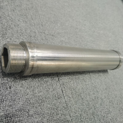 Kartusz filtracyjny metalowy serii PHSV ze spiralnym żebrem spawalniczym i drutem w kształcie litery V do filtracji wysokiej wytrzymałości