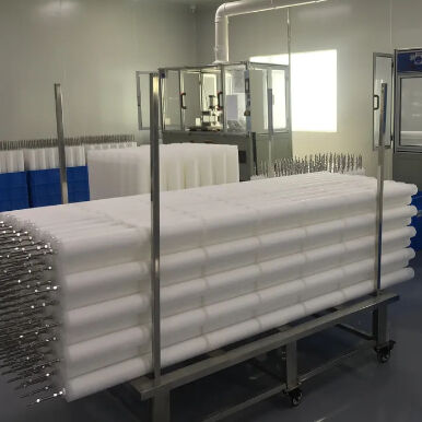 Kartusz filtrów pleatowych z serii PHFZ do usuwania żelaza w wodzie kondensatowej elektrowni elektrycznej z zaprojektowaniem spawanym 40" i 30"