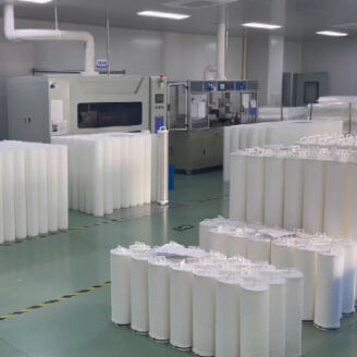 60-calowy wkład filtrów wysokiego przepływu o dużej pojemności przechowywania brudów i przepływie 110 m3/h do oczyszczania wody