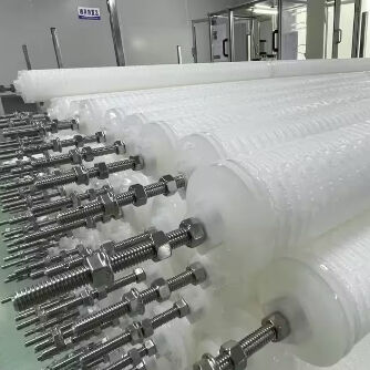 70-calowy wkład filtracyjny plisowany do wody kondensacyjnej w elektrowni z wkładem polipropylenowym do filtracji o dużym przepływie