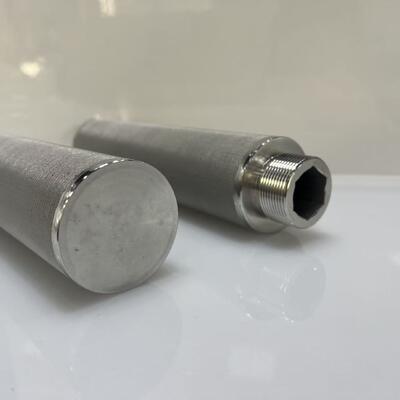 High Temperature Resistant Corrosion Resistant Stainless Steel Sintered Mesh Filter Cartridge with High Pressure Backwash