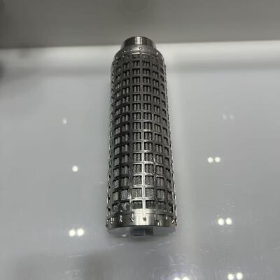 Kartridż filtracyjny z filtracji płytkowanej z włókien stali nierdzewnej o wysokiej odporności na temperaturę, stopniowej wielkości porów i dużym obszarze filtracji