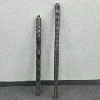 Kartridż filtracyjny z filtru pleterowanego z włókna stali nierdzewnej o wysokiej zdolności przechowywania brudów