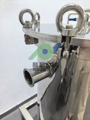 Certyfikowany ISO SS304/316L wielokartetonowy obudowa filtrów o wysokim przepływie do wstępnej obróbki RO i przemysłowej oczyszczania wody