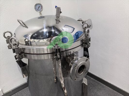Certyfikowany ISO SS304/316L wielokartetonowy obudowa filtrów o wysokim przepływie do wstępnej obróbki RO i przemysłowej oczyszczania wody