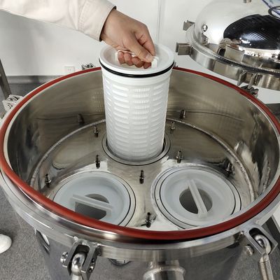 Szybka wymiana elementu filtrującego Pp o wysokim przepływie Wkład filtra dla przemysłu chemicznego